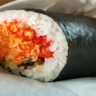 Hot Flamin Sushi Burrito