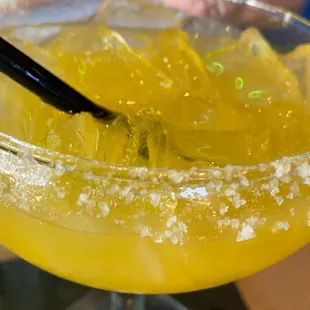 My partner margarita... was decent with the ice lol