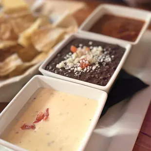 Queso Beans Salsa