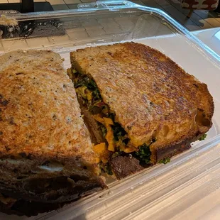 Bacon jam chicken sandwich.