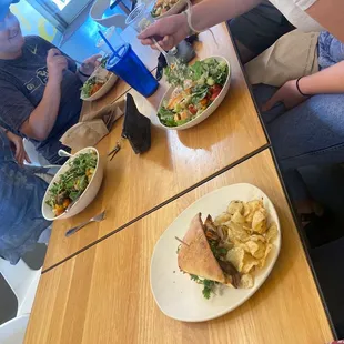 Bahn Mi and Salmon Caesar