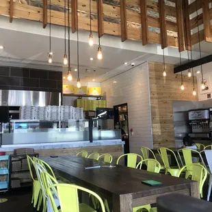 the interior of a restaurant
