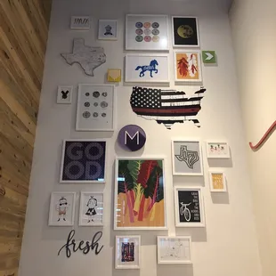 Wall in Modern Market