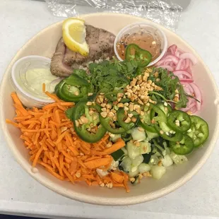 Lemongrass Tuna bowl