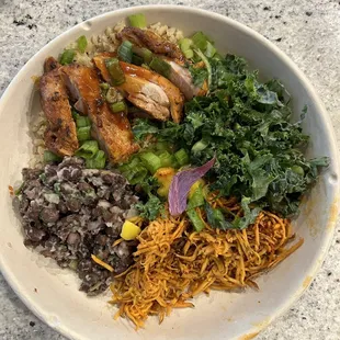 Blackened Chicken Mango Bowl