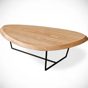 Solid wood coffee table