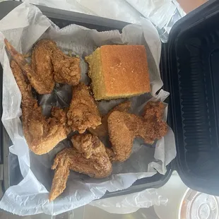 Alabama Fried Chicken Wing Dinner