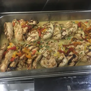 Tuscan Chicken w/ Tri colored peppers