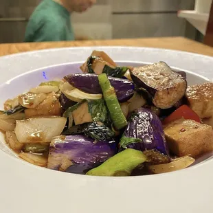  bowl of stir fried vegetables