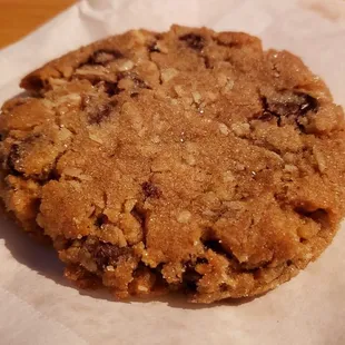 Coconut chocolate chip cookie ($3), vegan. Pretty good.