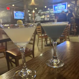 Pistachio Martini Lemon drop Martini