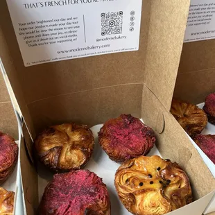 April four piece Kouign Amann tasting box!