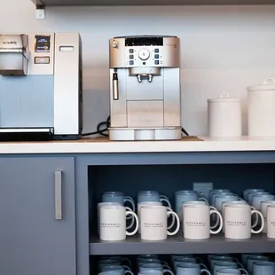 Free water, coffee and tea. All day, everyday.