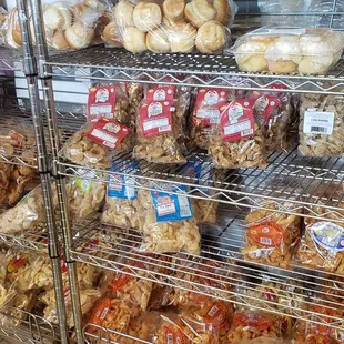 a variety of baked goods