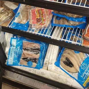 a variety of food items