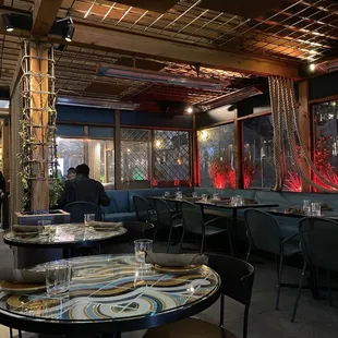 Front outdoor seating