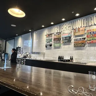 Nice bar and good beer selection