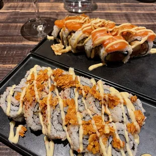 Kimchi Roll* and Hamachi*