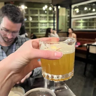 Strange Fiction - Old Forester, rum, apple chai, vanillas