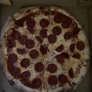 Pepperoni pizza