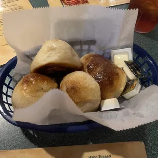 Horrible rolls (essentially they are balls of pizza dough)