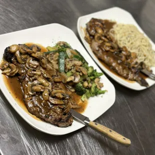 Ribeye steak Marsala