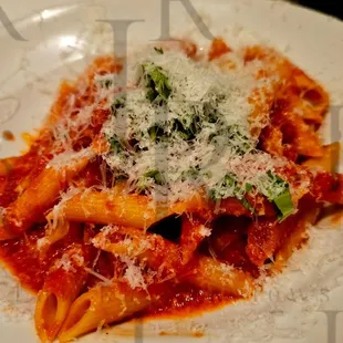 Penne with marinara