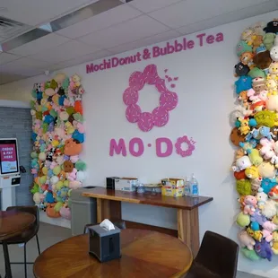 Inside seating area and ambience