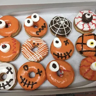 Halloween donuts are available now