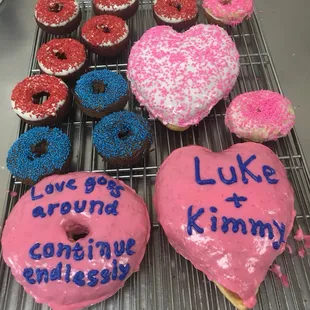 We carter to special event. These are a small sample from a wedding order.