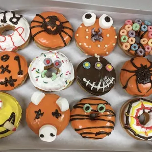 Halloween donuts are available now at modoo