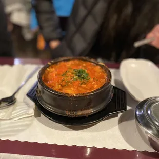 Kimchi Soft Tofu Stew