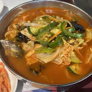 Spicy Korean Seafood Soup