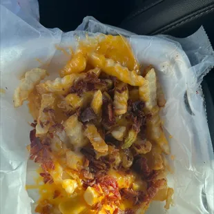 Moes loaded fries looks delicious