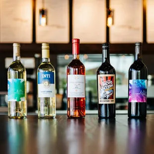 Red, White, and Rosé offered! Try one of our selections: &nbsp;Delta Sauvignon Blanc, Inti Pinot Grigio, Revolution Malbec, Delta Cabernet.