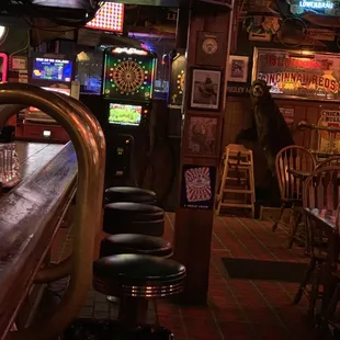 The inside of bar!