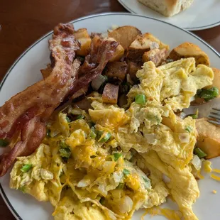 Moe's scramble altered to my tastes.