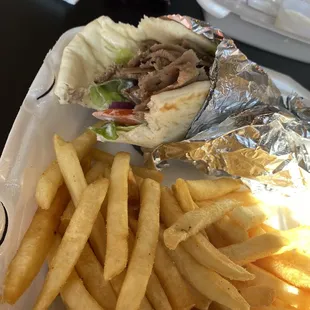 7. Gyro Sandwich Combo. I slapped myself that's how good it was.