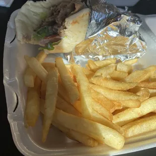 7. Gyro Sandwich Combo. I took one bite and passed out from delight.