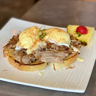 Kalua Pig Benedict