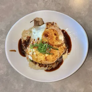 Short Rib Loco Moco