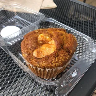 Pumpkin cream cheese muffin