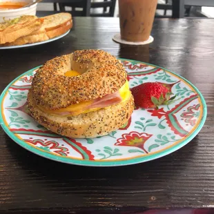 Breakfast Bagel Sandwich