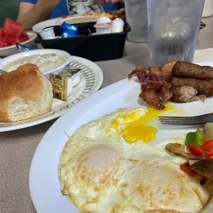 Southern breakfast. Everything was amazing.