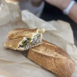 Steak and Peppercorn Sandwich