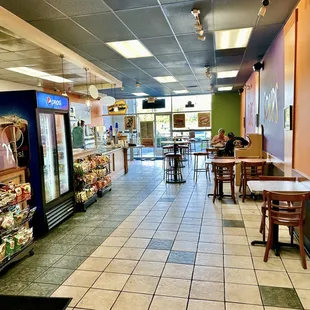 The long view inside.