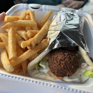 8. Falafel Sandwich