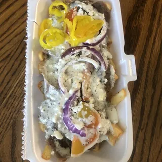 Loaded Fries with Gyro