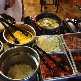 Weekend omelette bar