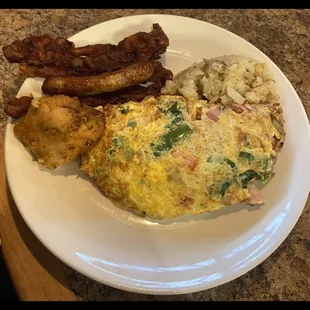 Saturday brunch plate